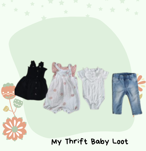 Assorted preloved branded clothes for baby girl (6-12 months)